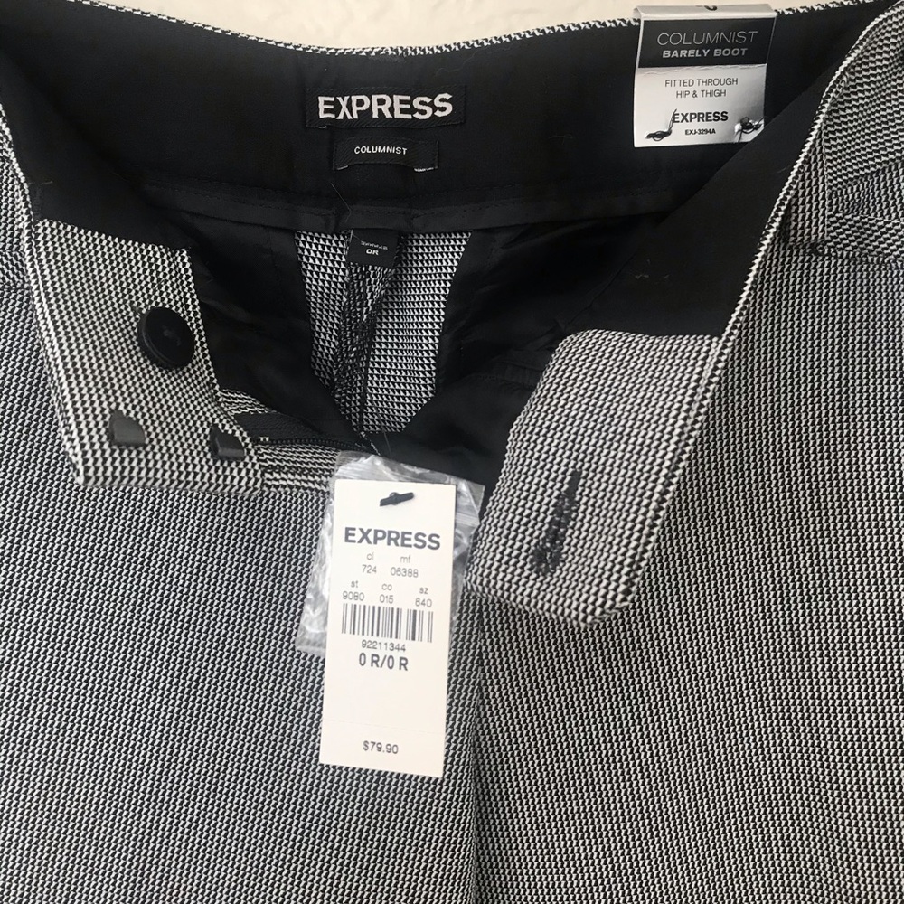 Express Columnist Barely Boot Work Pants Size 0R